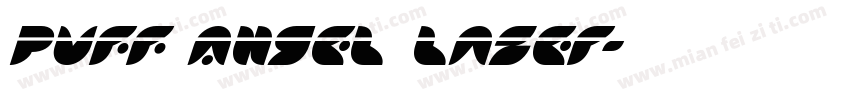 Puff Angel Laser字体转换